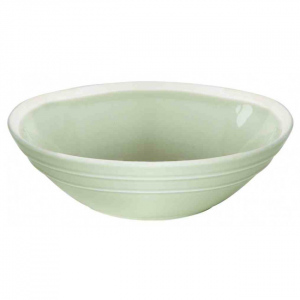 Porcelánový polévkový talíř Abitare světle šedý