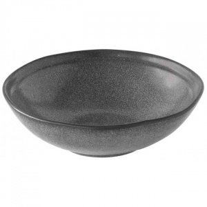 Keramický polévkový talíř Essential Dark Grey