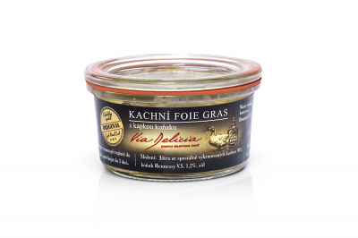 Kachní foie gras s kapkou koňaku