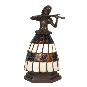 Dekorativní stolní lampa Tiffany Violončelistka