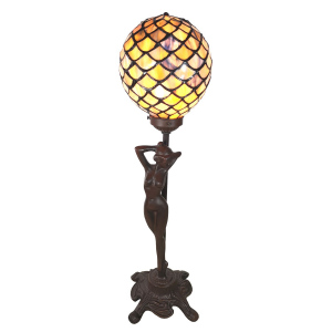 Stolní lampa Tiffany Žena