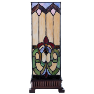 Stolní lampa Tiffany Bend - 17*17*44 cm