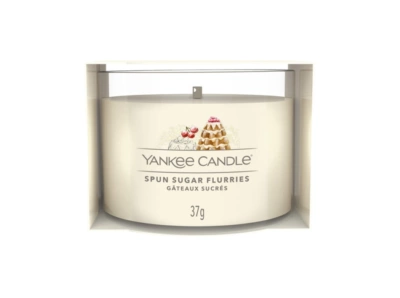 Yankee Candle Votivní svíčka plněná ve skle Spun Sugar Flurries 37g