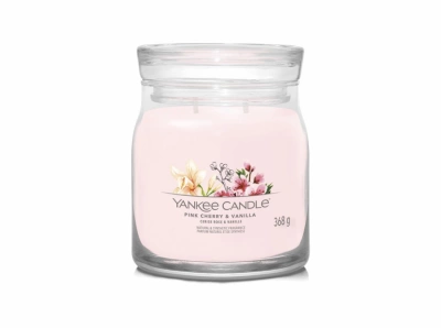Yankee Candle Pink Cherry & Vanilla Signature Střední 368 g