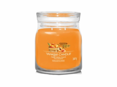 Yankee Candle Fresh Farm Peach Signature Střední 368 g
