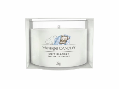 Yankee Candle Votivní svíčka plněná ve skle Soft Blanket 37g