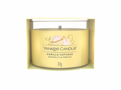 Yankee Candle Votivní svíčka plněná ve skle Vanilla Cupcake 37g