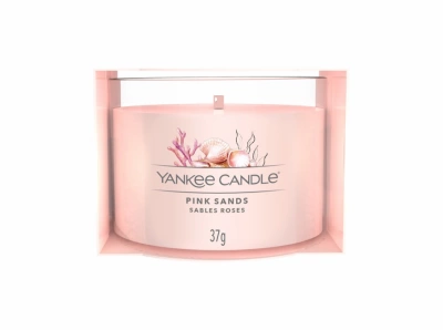 Yankee Candle Votivní svíčka plněná ve skle Pink Sands 37g