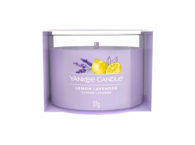 Yankee Candle Votivní svíčka plněná ve skle Lemon Lavender 37g
