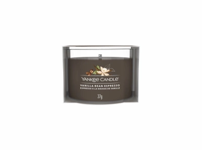 Yankee Candle Votivní svíčka plněná ve skle Vanilla Bean Espresso 37g