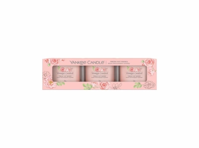 Yankee Candle Sada votivních svíček plněných ve skle Fresh Cut Roses