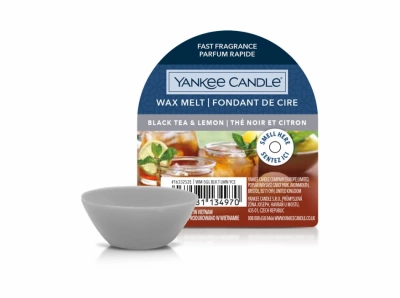 Yankee Candle Black Tea & Lemon Vonný vosk do aromalampy 22 g