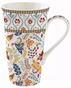 Porcelánový hrnek velký Paisley Abundance 600ml