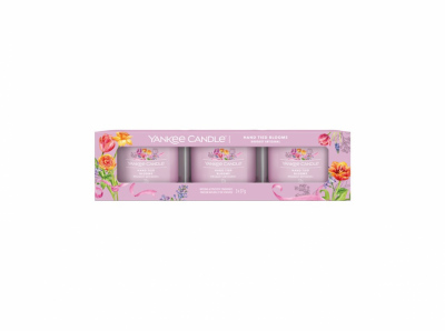 Yankee Candle Sada votivních svíček plněných ve skle Hand Tied Blooms