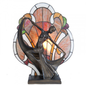 Dekorativní lampa Tiffany tančící dívka