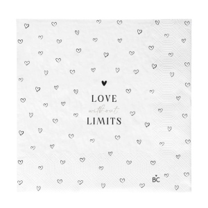 Papírové ubrousky Love without Limits