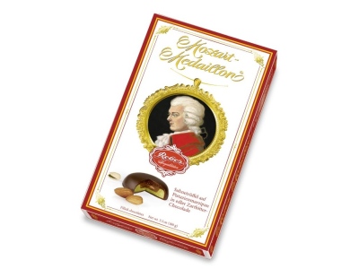 Mozart medailon bonboniéra 100g