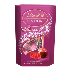 Lindor pralinky Maliny a smetana 200g