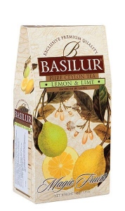 Basilur papír 100g BLACK LEMON LIME