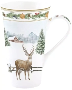 Porcelánový hrnek White Forest 600ml