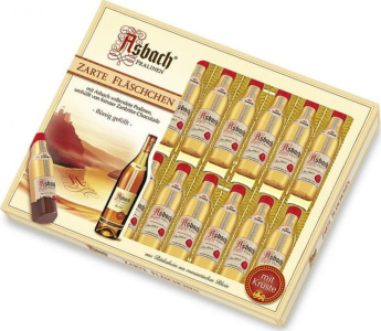 Bonboniéra lahvičky s Brandy v mléčné čokoládě 250g