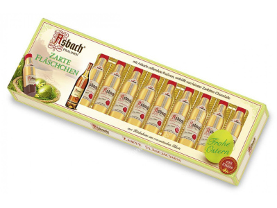 Asbach lahvičky s Brandy v hořké čokoládě 150g