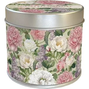 Vonná svíčka v plechové dóze Peonies & Roses