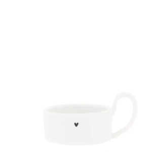 Svícen s rukojetí - Candleholder Medium White with handle