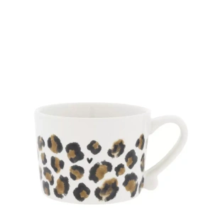 Keramický hrnek - Cup White sm/Leopard