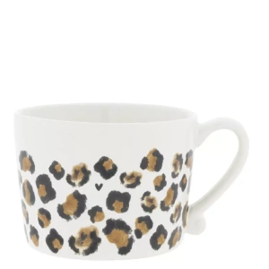Keramický hrnek - Cup White/Leopard