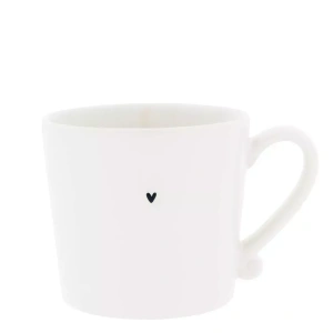 Keramický hrnek - Mug White/heart black