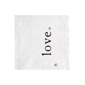 Papírové ubrousky love
