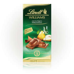 Lindt Čokoláda s likérem Williams 100g