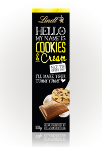 Lindt Hello čokoláda "Cookies&Cream" 100g