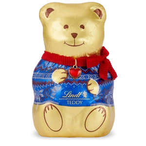 Zlatý Medvídek TEDDY ve svetru, mléčná čokoláda 200g