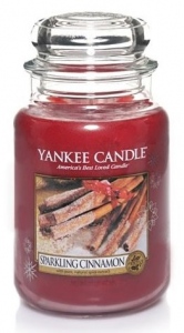 Yankee Candle Sparkling Cinnamon Classic velký 623g