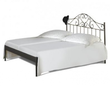 Kovaná postel MALAGA kanape 180 x 200 cm
