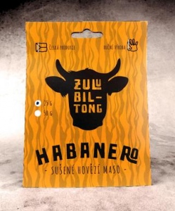 Zulu Biltong Habanero 25g