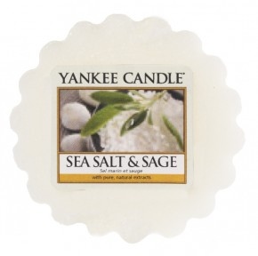 Yankee Candle Sea Salt & Sage vonný vosk 22 g