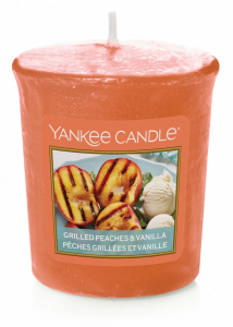 Yankee Candle Grilled Peaches&Vanila votivní svíčka 49g