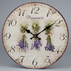 Dřevěné hodiny - Provence I