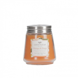 Greenleaf Vonná svíčka Orange & Honey 123 g