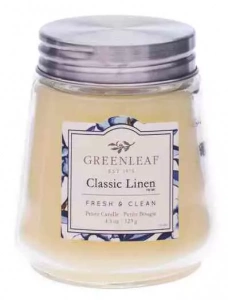 Greenleaf Vonná svíčka Classic Linen 123 g