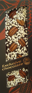 Severka Hořká čokoláda s pekanovými ořechy a ananasem 120g