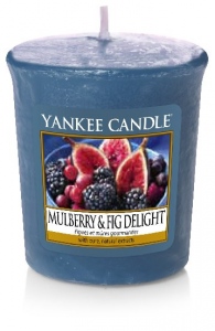 Yankee Candle Mulberry & Fig Delight votivní svíčka 49g