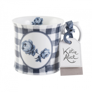 Porcelánový hrnek Gingham Floral 400ml