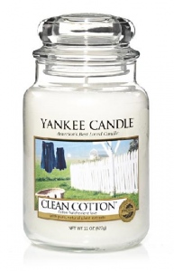 Yankee Candle Clean Cotton Classic Velký 623g