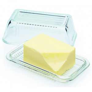 Skleněná dóza na máslo Glass Vintage