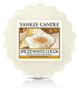 Yankee Candle Spiced White Cocoa Vonný vosk do aroma lampy 22g
