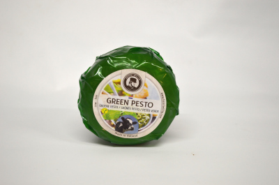 Kravský sýr s zeleným pestem